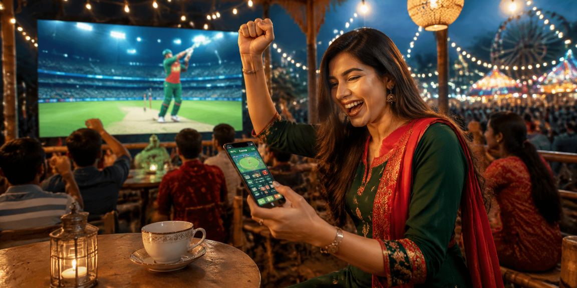 বগুড়ার নাইট মার্কেটে ক্রিকেট বেটিং করছেন একজন উৎসাহী দর্শক