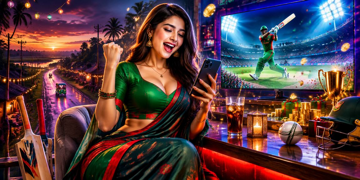 কুমিল্লায় বাংলাদেশি মডেল মোবাইলে ক্রিকেট বেটিং করছেন