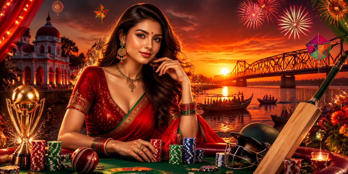 রাজশাহীতে পহেলা বৈশাখের উৎসবে ক্রিকেট বেটিং উপভোগ করছেন একজন দর্শক